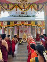 HH Swamiji's visit to Shri Mathada Vinayaka Devasthan, Salemane, Neerkanta, Shirali (16 Feb 2025)